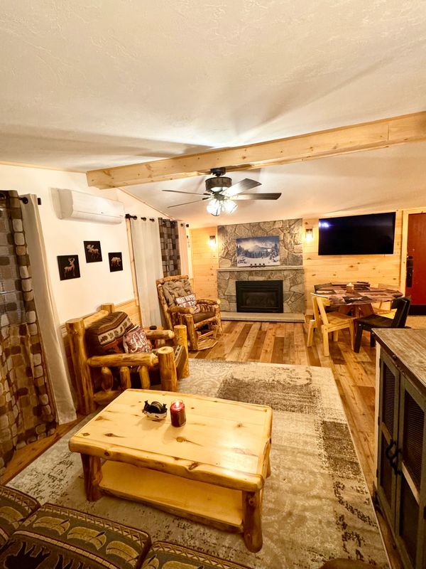Living Room view of Troy's Cabin