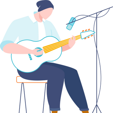 Musicians, authors, web, designers, journalists, editors, telemarketers, technicians.