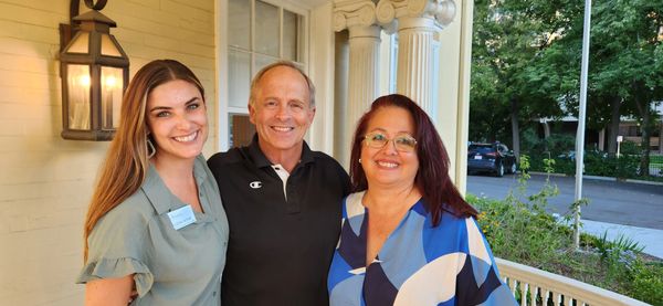 Alicia Rose, Kevin Hougen and Naomi Colwell from the Aurora Chamber