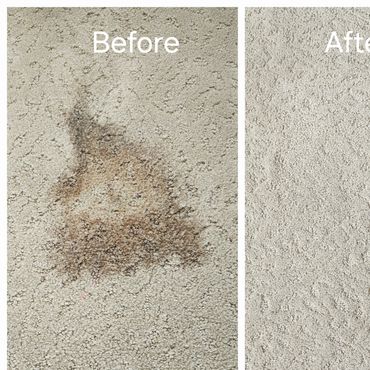 Duluth GA Carpet cleaning before and after photos showing effective stain removal and revitalization