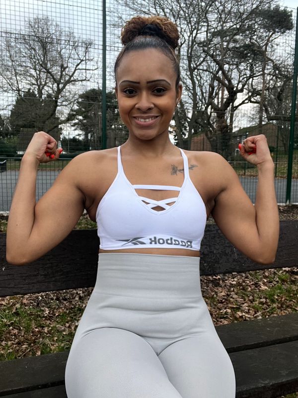 Leanne, a dedicated personal trainer and nutrition coach, introducing herself as the founder.