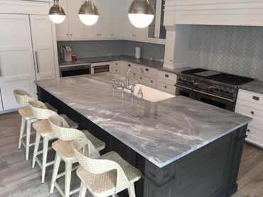 Pompeii Quartz countertop