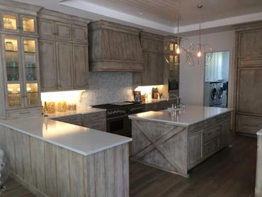 kitchen cabinets and countertops