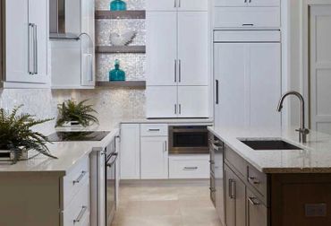 kitchen remodel cabinets corian quartz countertops