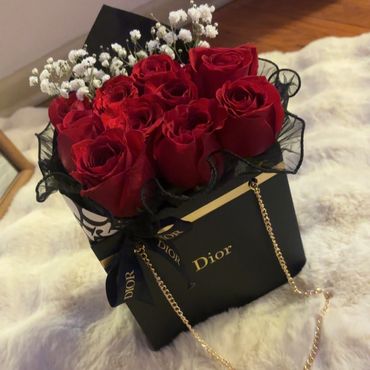 Blk/Gold DiorBouquet