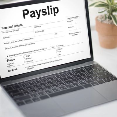 Payslip Purchase Order Form Concept