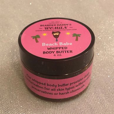 Whipped Body Butter & Sugar Scrub in a beachy coconut lime scent