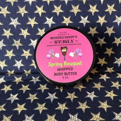 Whipped Body Butter & Sugar Scrub in peony, iris & gardenia scent