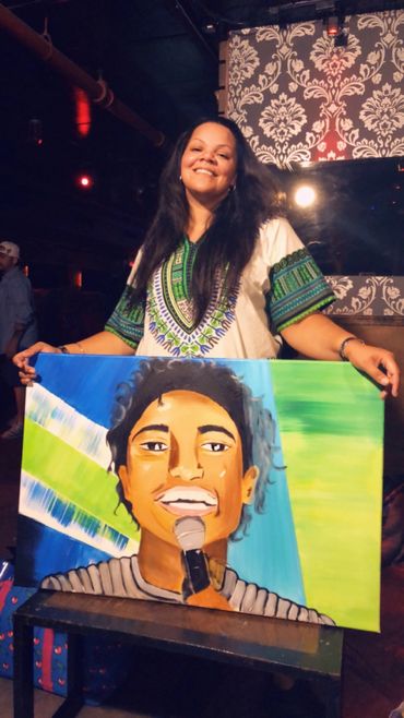 Erica-Purnell-Live-Event-Artist-Painter-Muralist-Michael-Jackson-Painting