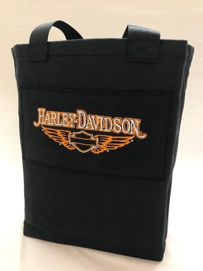 Black Harley-Davidson tote bag