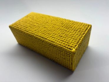 Yellow doorstop