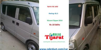Nissan Clipper 2014 screened,evaluated & ranked by Zabrdust.com HalalTIJARA.com for Karachi Pakistan