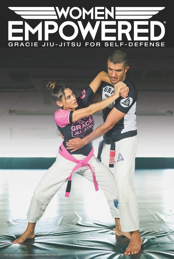 block stop frame poster for women empowered jiu jitsu class
