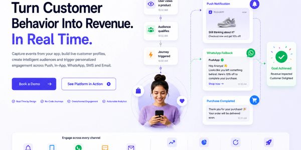 Platform turns customer behavior into revenue with real-time engagement across multiple channels.