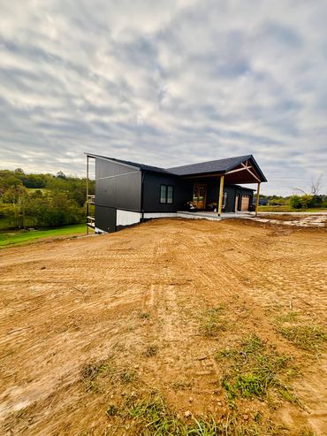 Finish grade after backfilling.