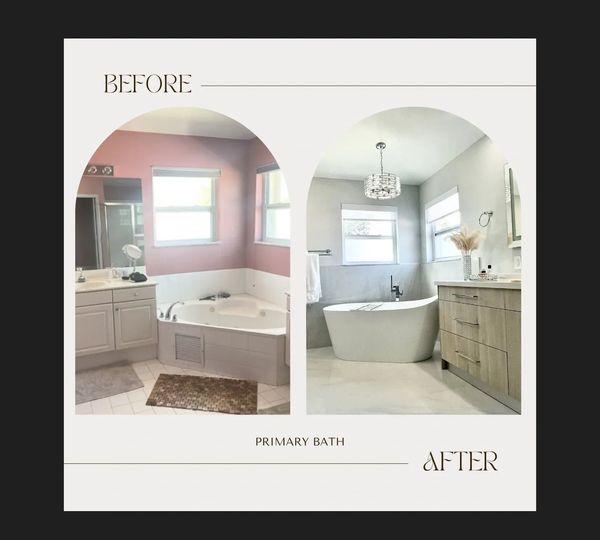 Primary Bath ~ Before & After