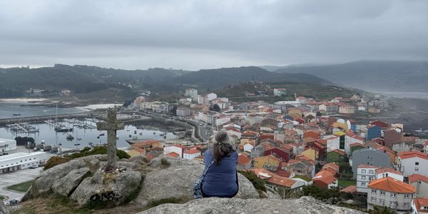 Camino de Santiago, Overlooking Muxia, Spain