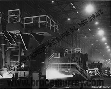 Steel Mill roller plant photograph by Bruce Murray, Jr. ca. 1960