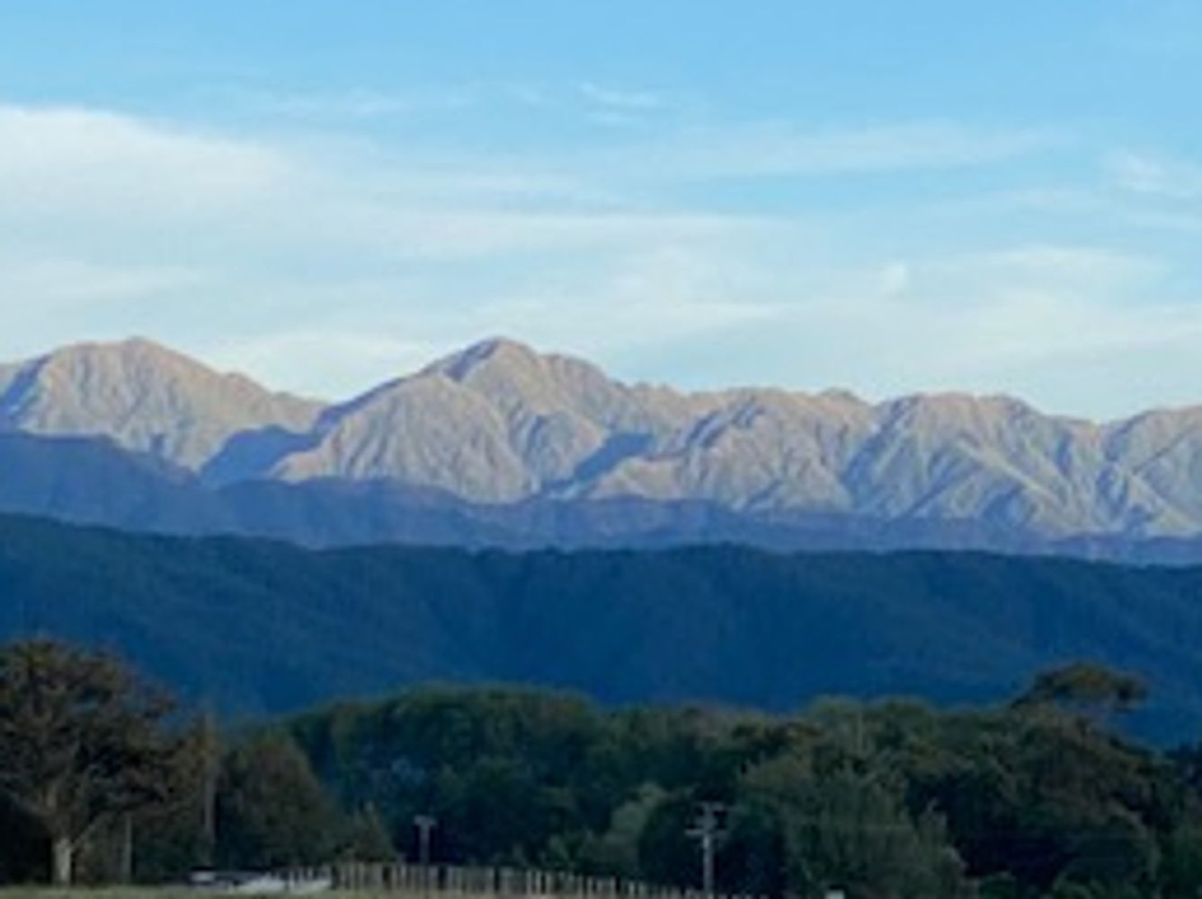 View from our job site, which gives me inspiration to create from.
