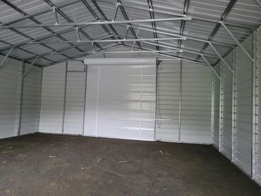 Inside of 30x30 garage