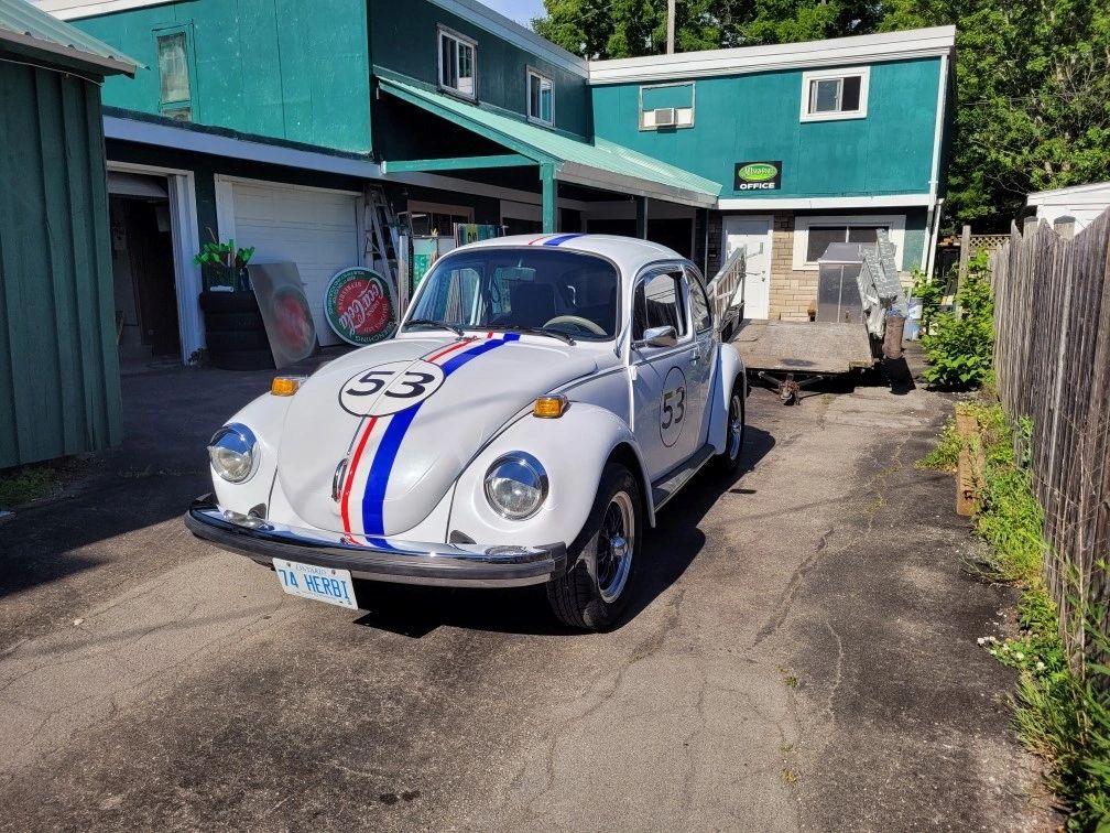 Classic Car Herbi stylized