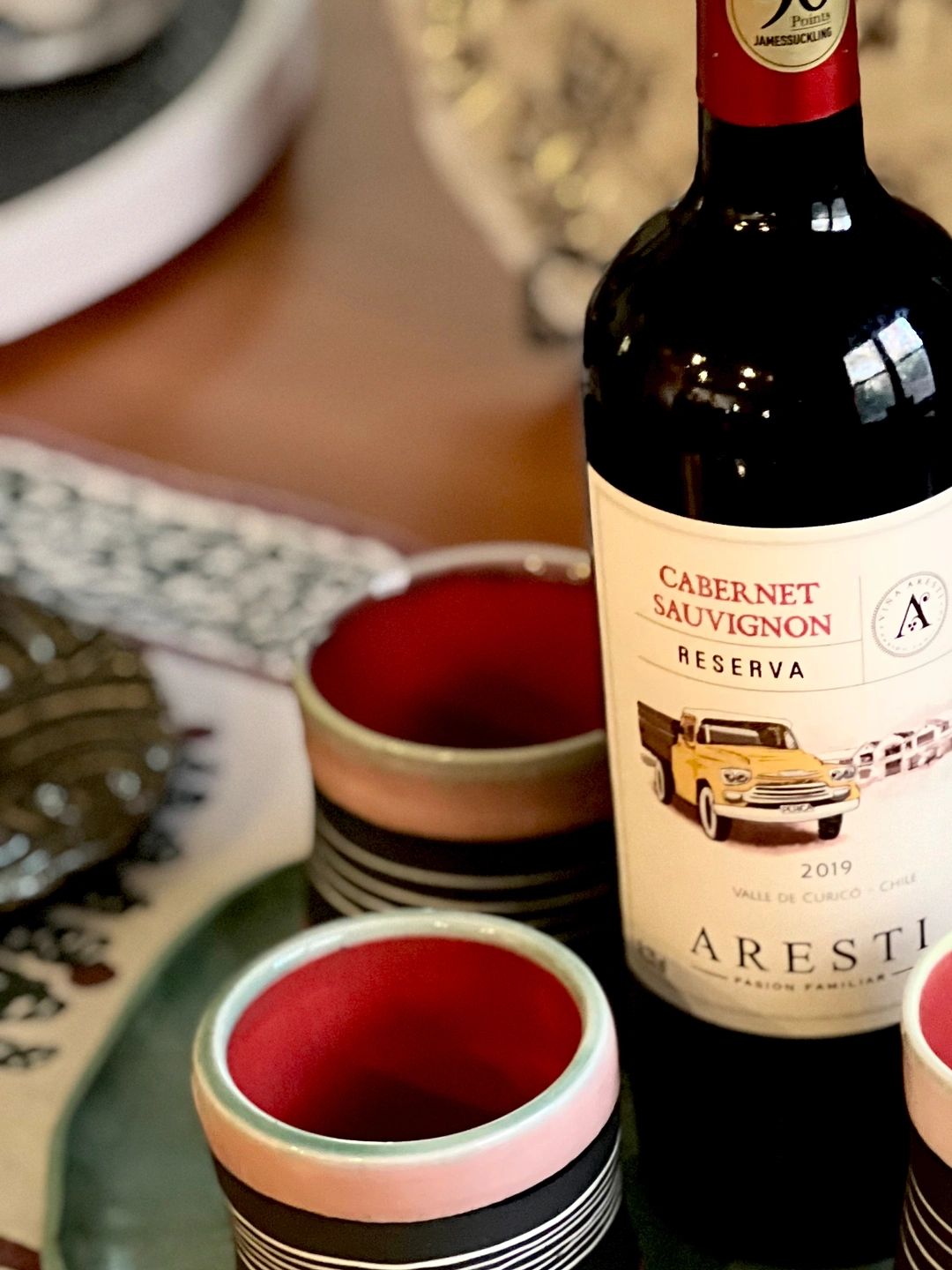 Ceramic wine tumblers
