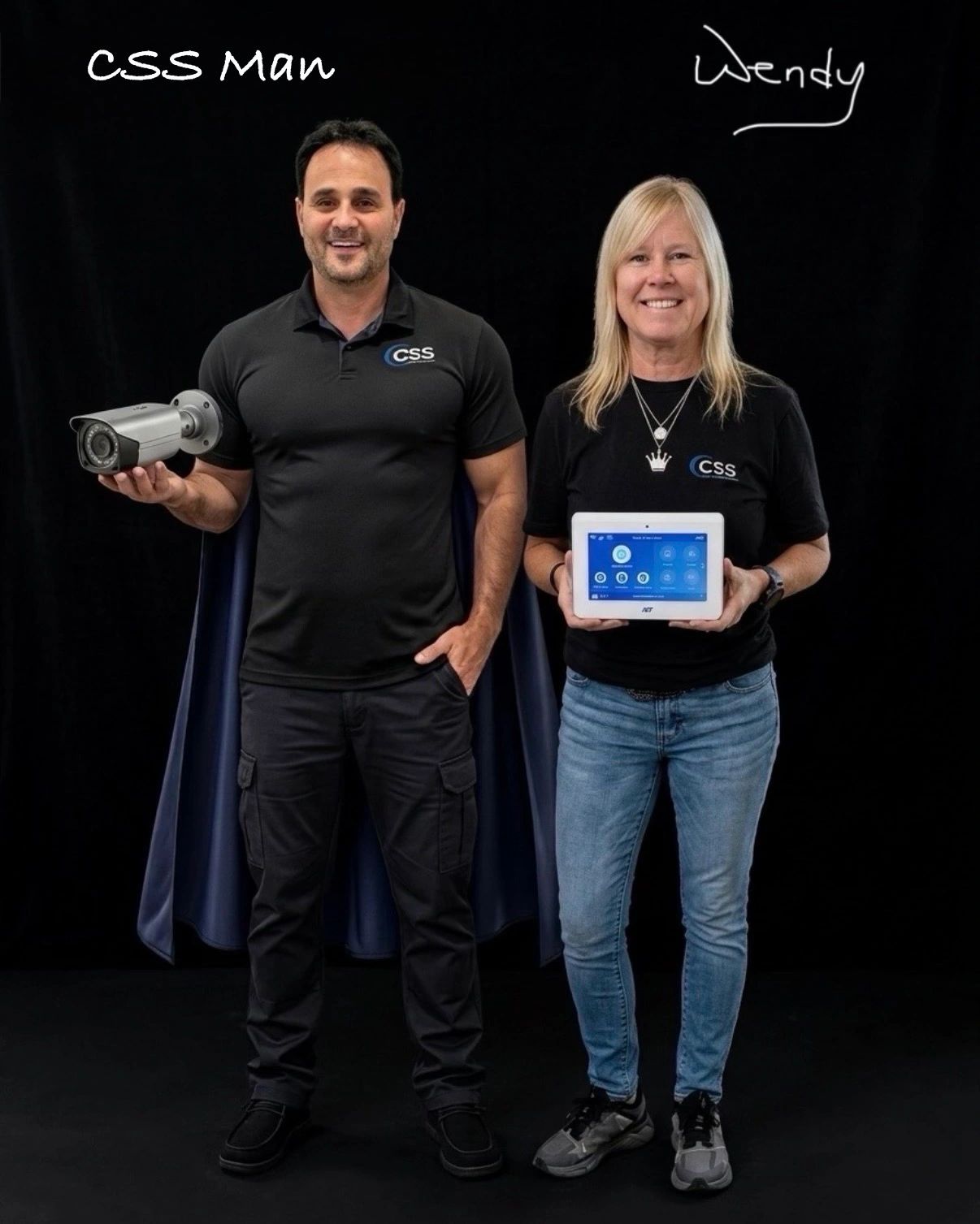 CSS Man and Wendy are the lead technician and the operations manager