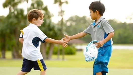 Youth golf lessons offered to children ages 4-8 years old at Peculiar Golf. 