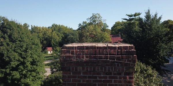 The concrete cap on your chimney is the first thing that cracks