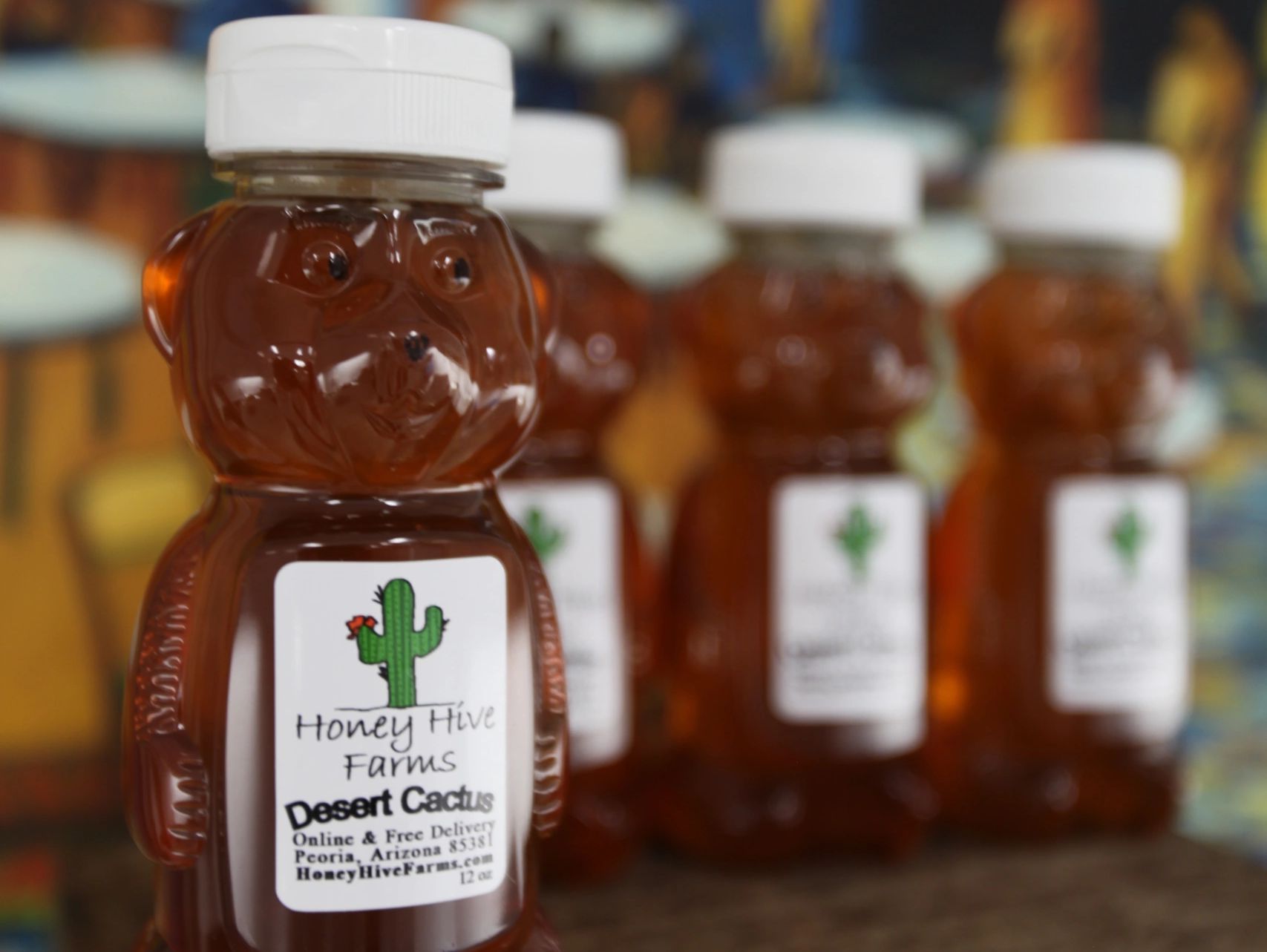 Cactus honey, Harvest by Honey Hive Farms for customers in Chandler Arizona for Chandler honey. Raw