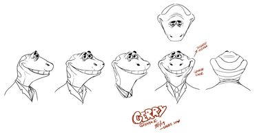 Mascot design character design for Gerry Mander