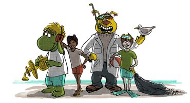 Visual development concept art and character development art by Chris McD