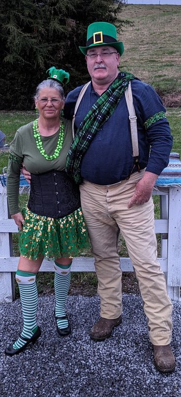Johnny Morris and Montana Hannah (John and Sue Ross). St. Patty's Day match 2024.