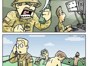 Graphic design comic strip design color by Codey Anderson