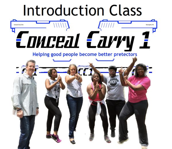 Concealed Carry Class Charlotte, Concord and Kannapolis Area. Conceal Carry One