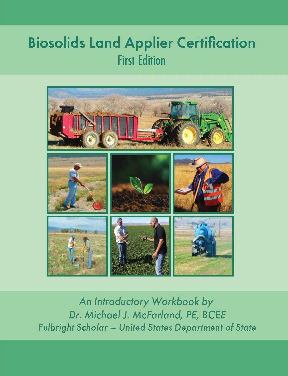 Biosolids Land Applier Certification Workbook cover