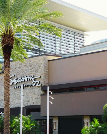 University Town Center (UTC Mall) Sarasota, FL. Real estate photography. Seasons 52. UTC entrance.