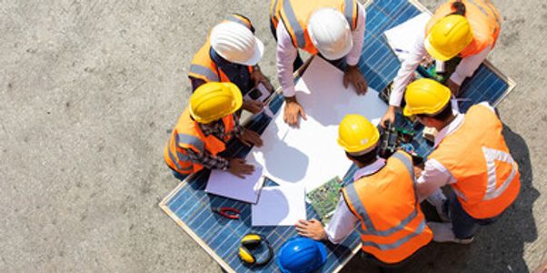 Group getting together to discuss the project and the best way to go about it.