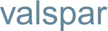 Valspar logo in blue text on a transparent background.