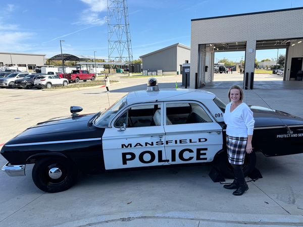 Mansfield police car.
