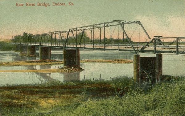 Kansas River bridge, 1910