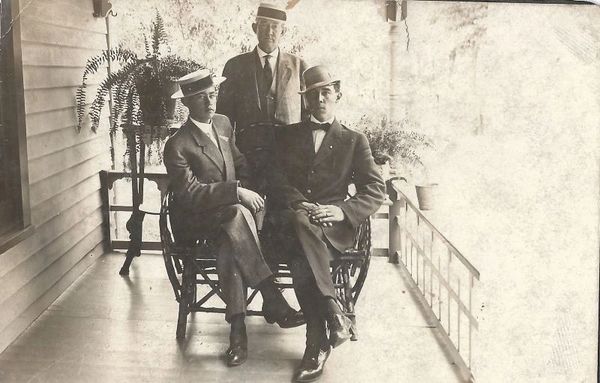 Harry, Roy, and Edward Wilson, 1909