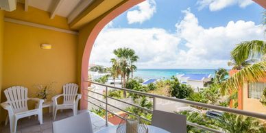 Pelican Key, a private condo overlooking the Caribbean Sea.