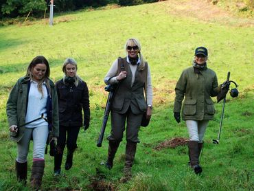 Ladies Day Shooting fun at Coed Coch Pheasant Shoot North Wales