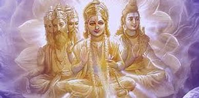 Brahma, Vishnu, and Shiva