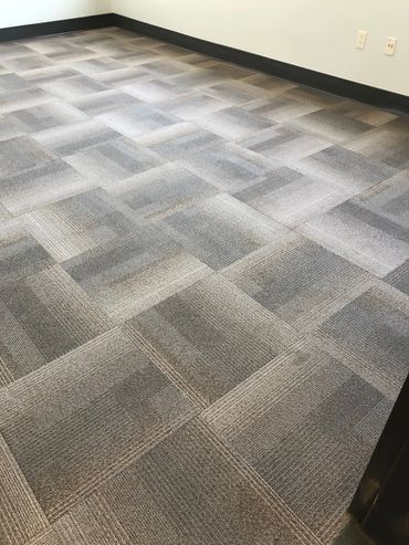Commercial Carpet Install:
Development Carpet Tile, Color Camel Hair 