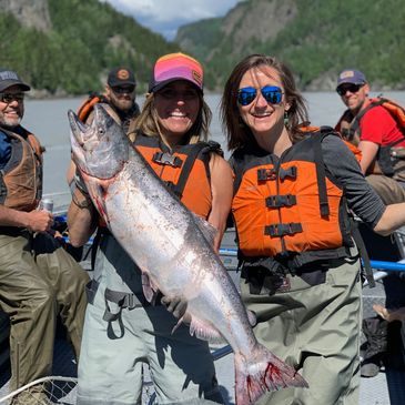 Copper River Charter Boat, Girls trip, McCarthy fishing, Chitina Alaska, fishing charter, Campground