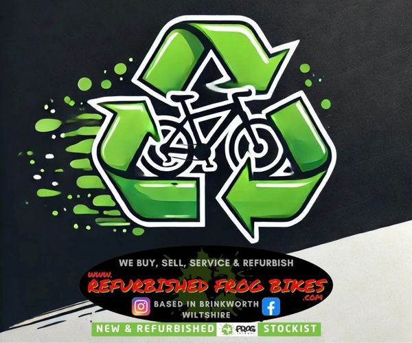 Sustainability in motion here at Refurbished Frog Bikes
