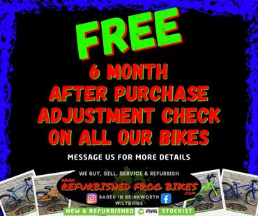 Free 6 month after purchase adjustment check