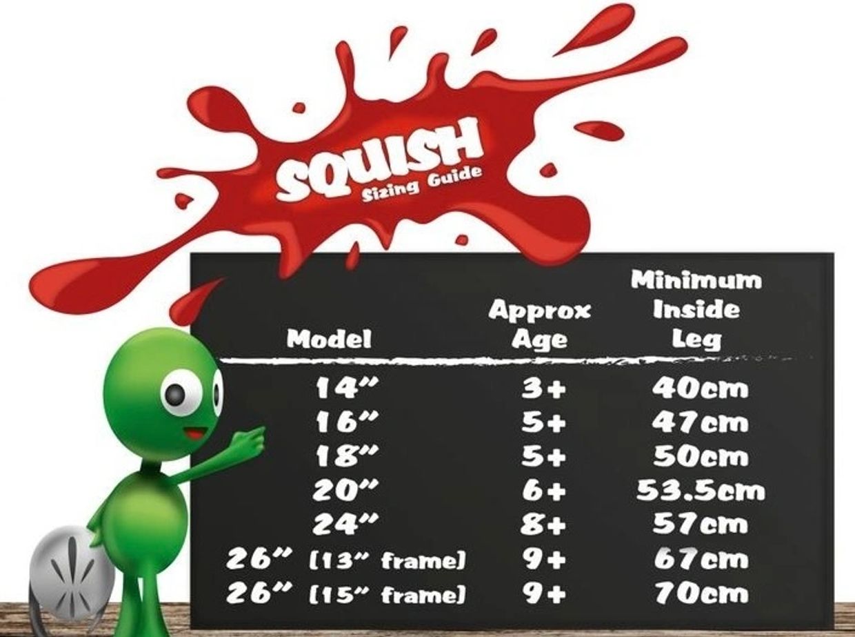 Squish Size Guide